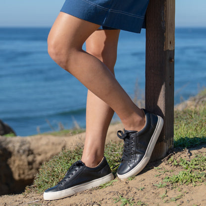 Dailey Leather Lace-Up Sneakers - Earth Shoes Featured