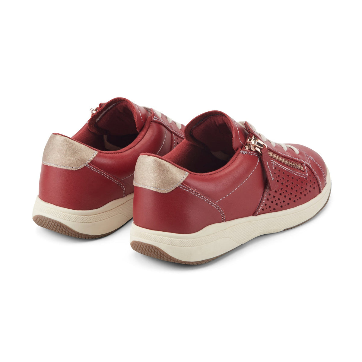 Netta Round Toe Casual Lace-up Sneakers - Earth Shoes Recommended