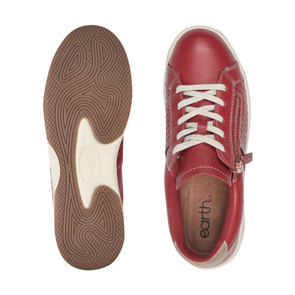 Netta Round Toe Casual Lace-up Sneakers - Earth Shoes Recommended