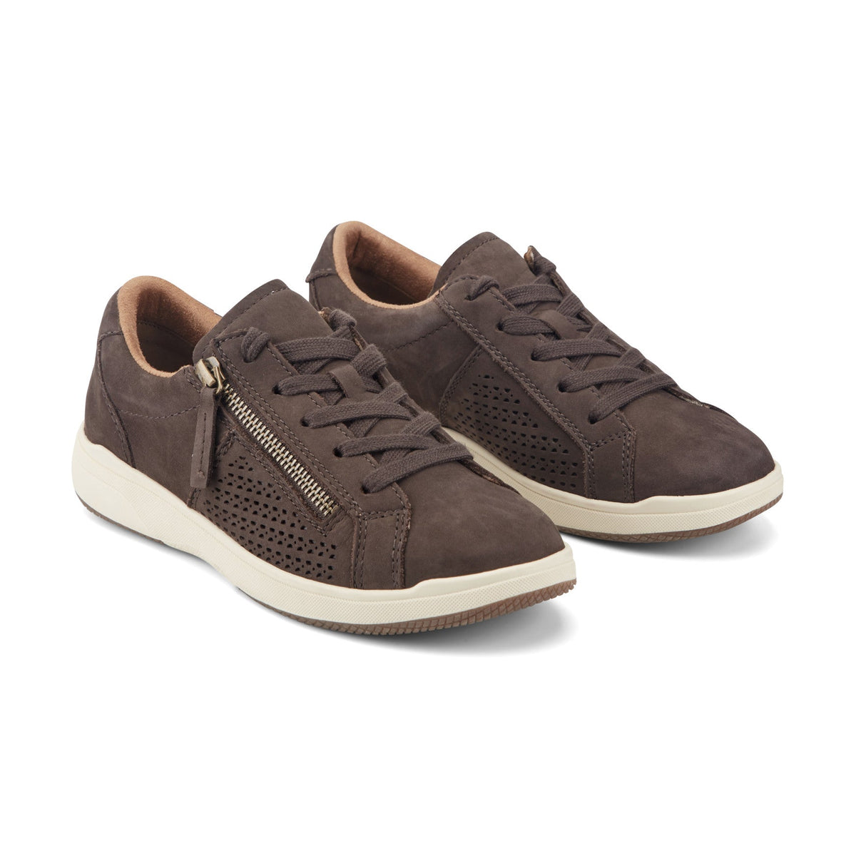 Netta Round Toe Casual Lace-up Sneakers - Earth Shoes New