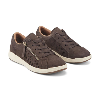Netta Round Toe Casual Lace-up Sneakers - Earth Shoes New