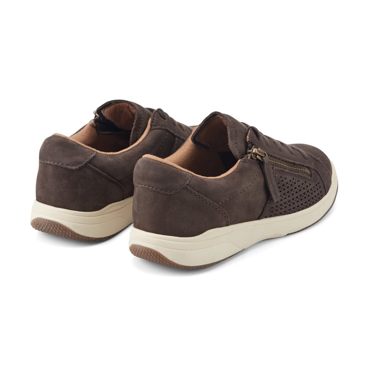 Netta Round Toe Casual Lace-up Sneakers - Earth Shoes New