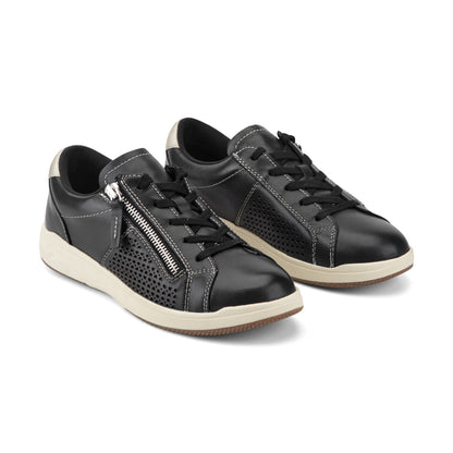 Netta Round Toe Casual Lace-up Sneakers - Earth Shoes Featured
