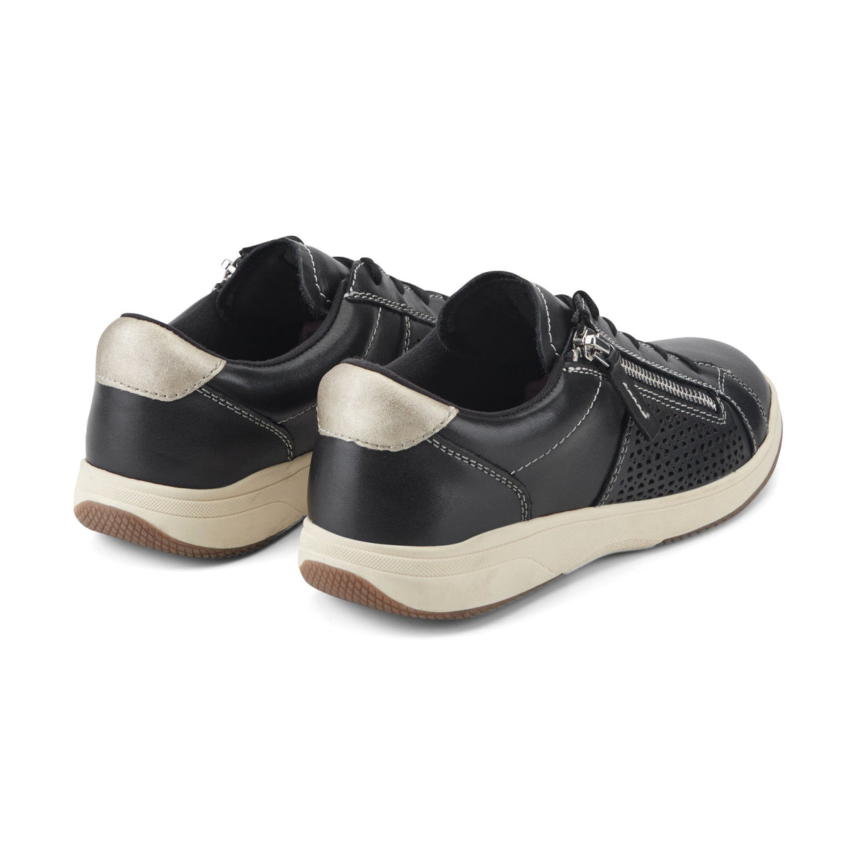 Netta Round Toe Casual Lace-up Sneakers - Earth Shoes Featured
