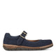 Navy Leather
