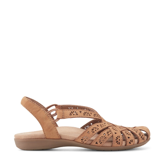 Briel Round Toe Casual Slingback Flat Sandals - Earth Shoes Featured