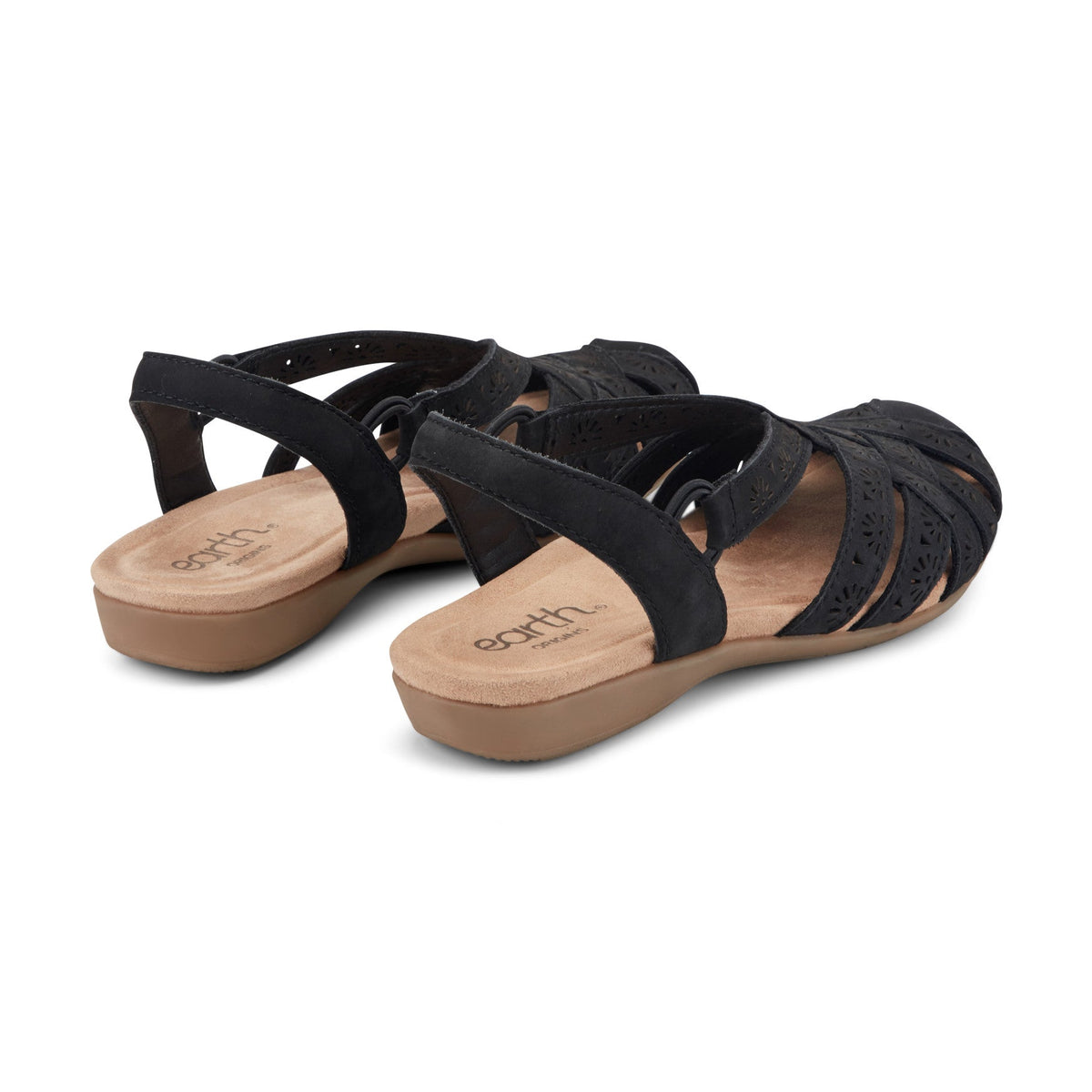 Briel Round Toe Casual Slingback Flat Sandals - Earth Shoes Trending