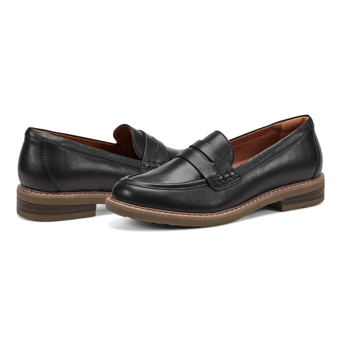 Javas Slip-on Penny Loafers - Earth Shoes New