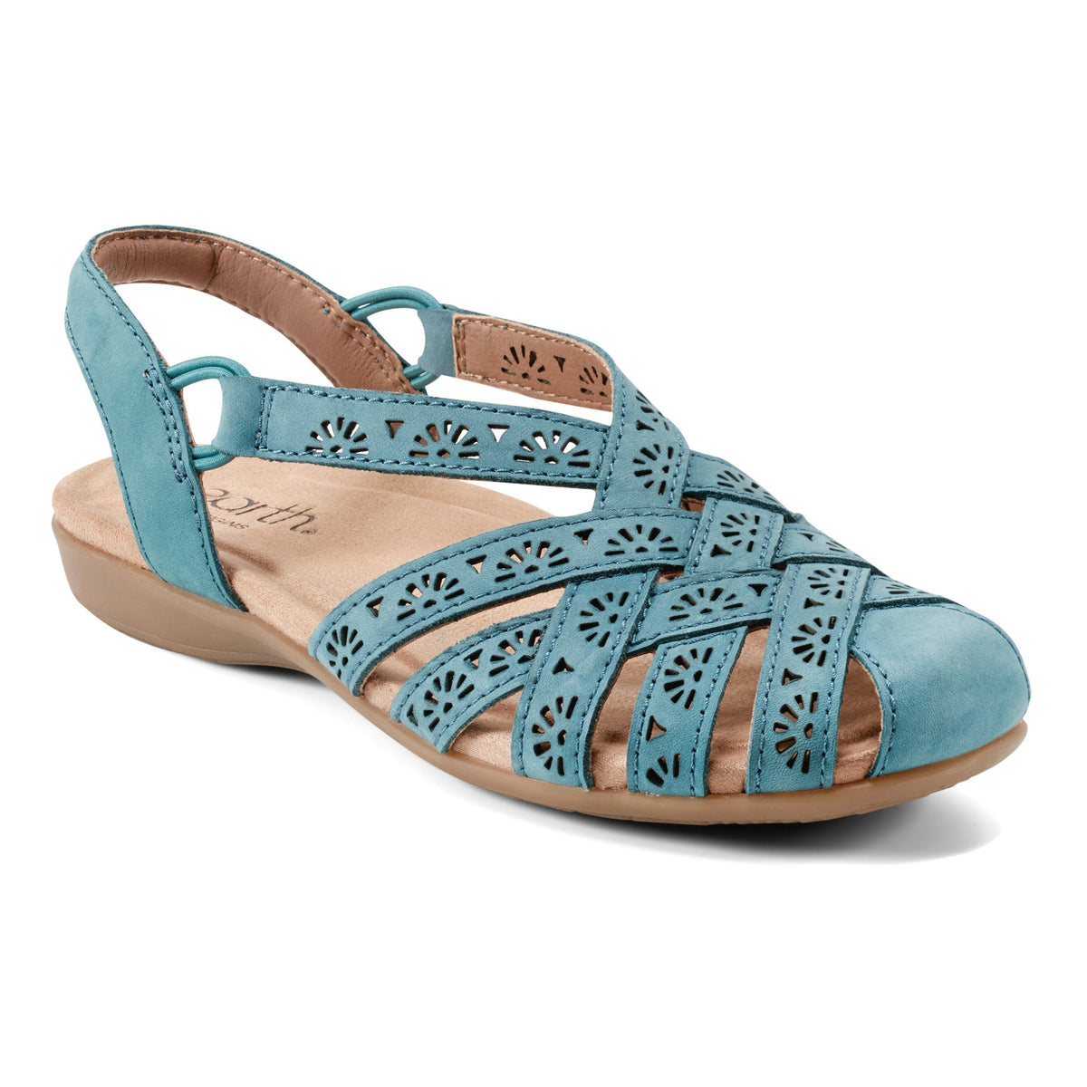 Briel Round Toe Casual Slingback Flat Sandals - Earth Shoes Premium