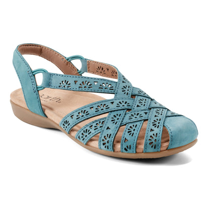 Briel Round Toe Casual Slingback Flat Sandals - Earth Shoes Premium