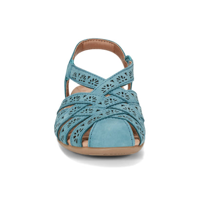 Briel Round Toe Casual Slingback Flat Sandals - Earth Shoes Premium