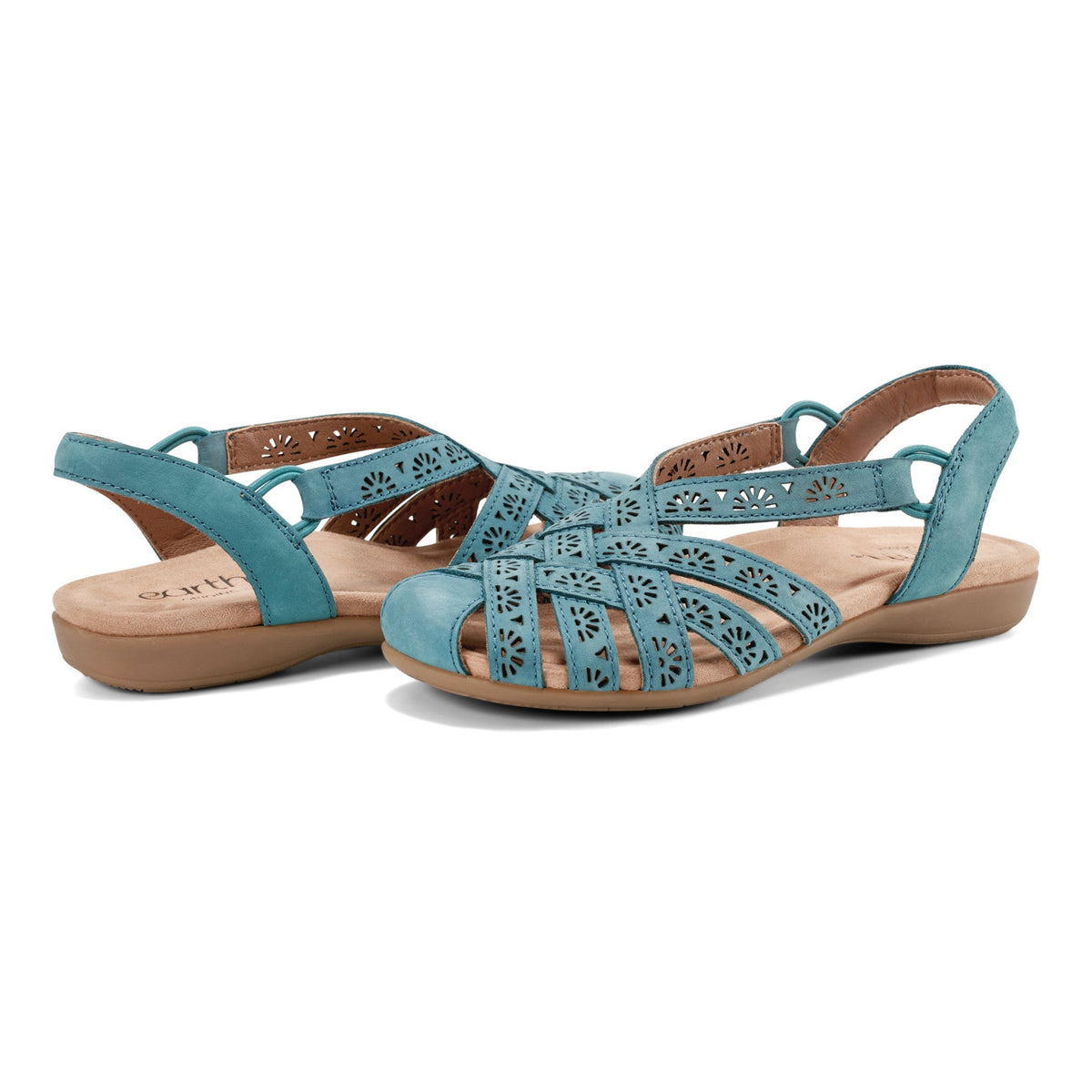 Briel Round Toe Casual Slingback Flat Sandals - Earth Shoes Premium