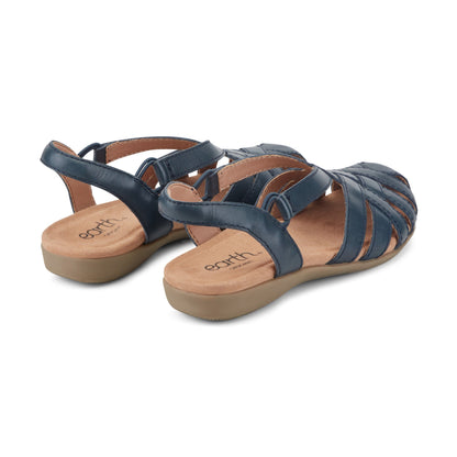 Berri Woven Casual Round Toe Slip-on Sandals - Earth Shoes Popular
