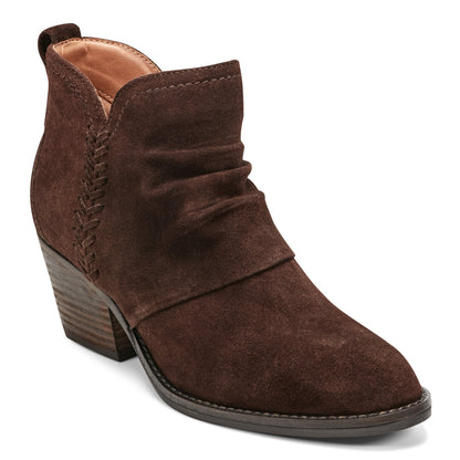 Chandy Suede Ruched Booties - Earth Shoes Best Seller