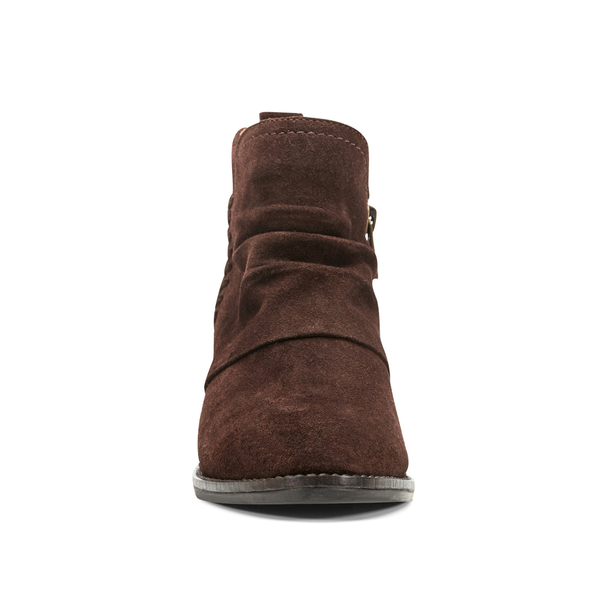 Chandy Suede Ruched Booties - Earth Shoes Best Seller