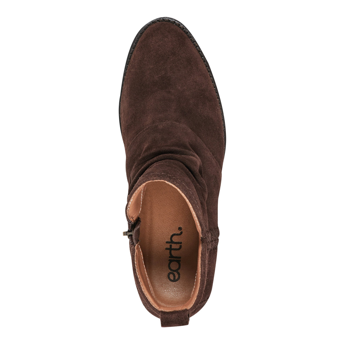 Chandy Suede Ruched Booties - Earth Shoes Best Seller