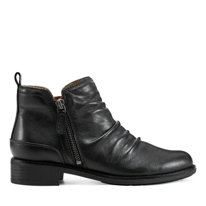 Nadya Round Toe Ruched Casual Booties - Earth Shoes Premium