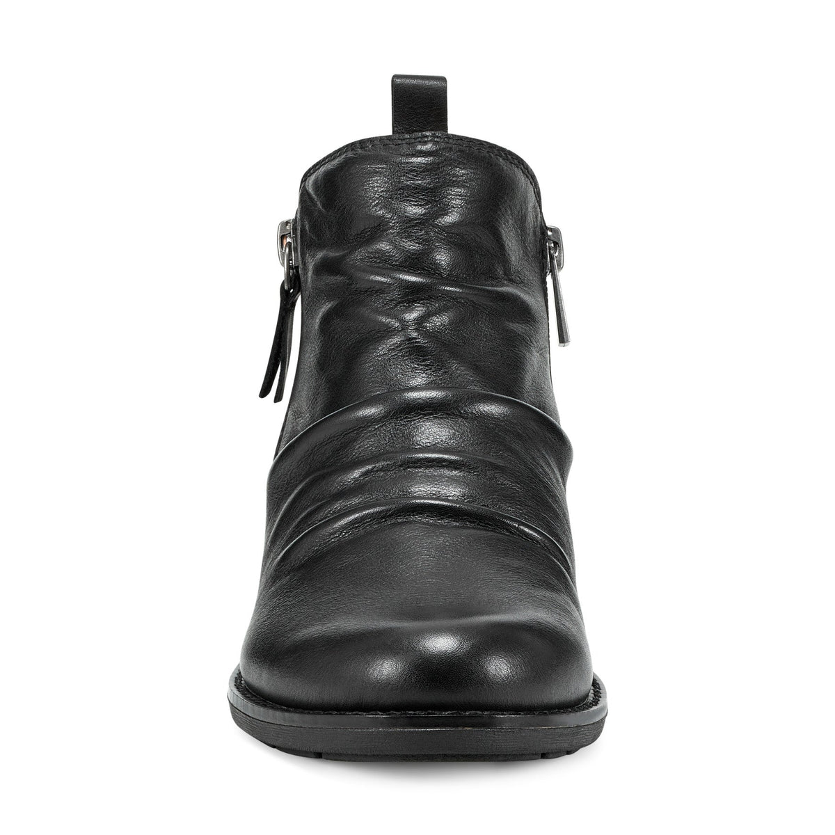 Nadya Round Toe Ruched Casual Booties - Earth Shoes Premium