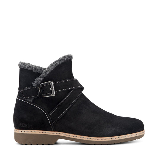Hutton Water Repellent Suede Booties - Earth Shoes Trending