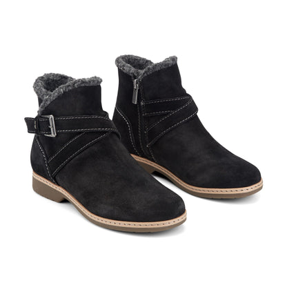 Hutton Water Repellent Suede Booties - Earth Shoes Trending