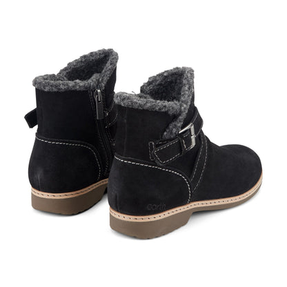 Hutton Water Repellent Suede Booties - Earth Shoes Trending