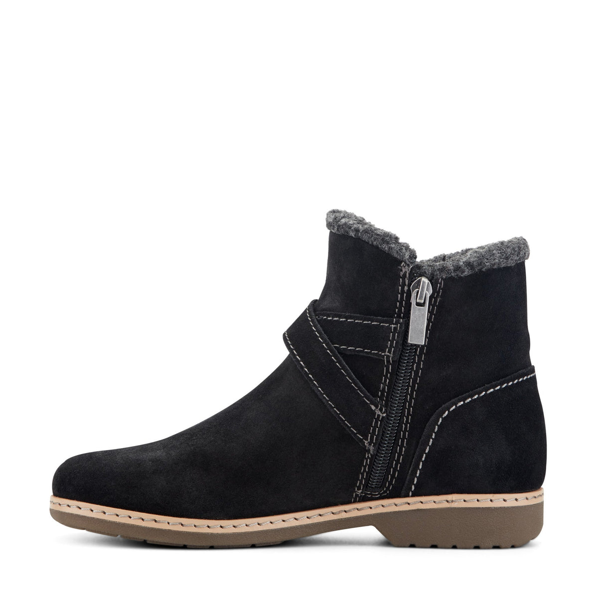 Hutton Water Repellent Suede Booties - Earth Shoes Trending