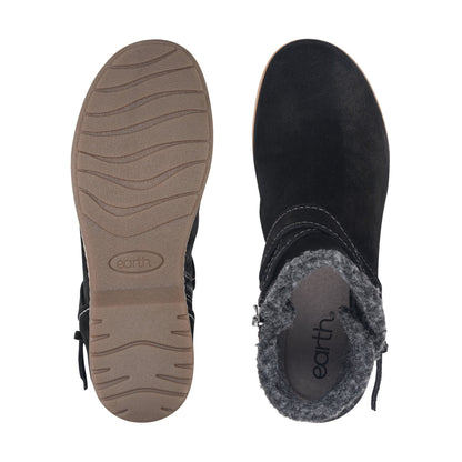 Hutton Water Repellent Suede Booties - Earth Shoes Trending