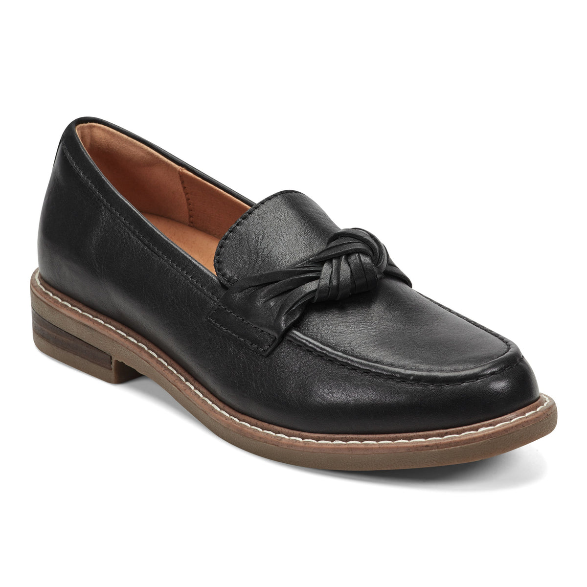 Jayde Leather Knotted Loafers - Earth Shoes Best Seller