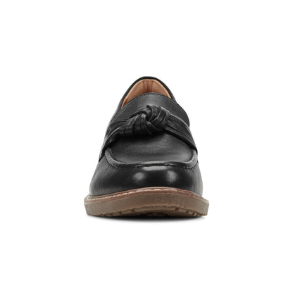 Jayde Leather Knotted Loafers - Earth Shoes Best Seller