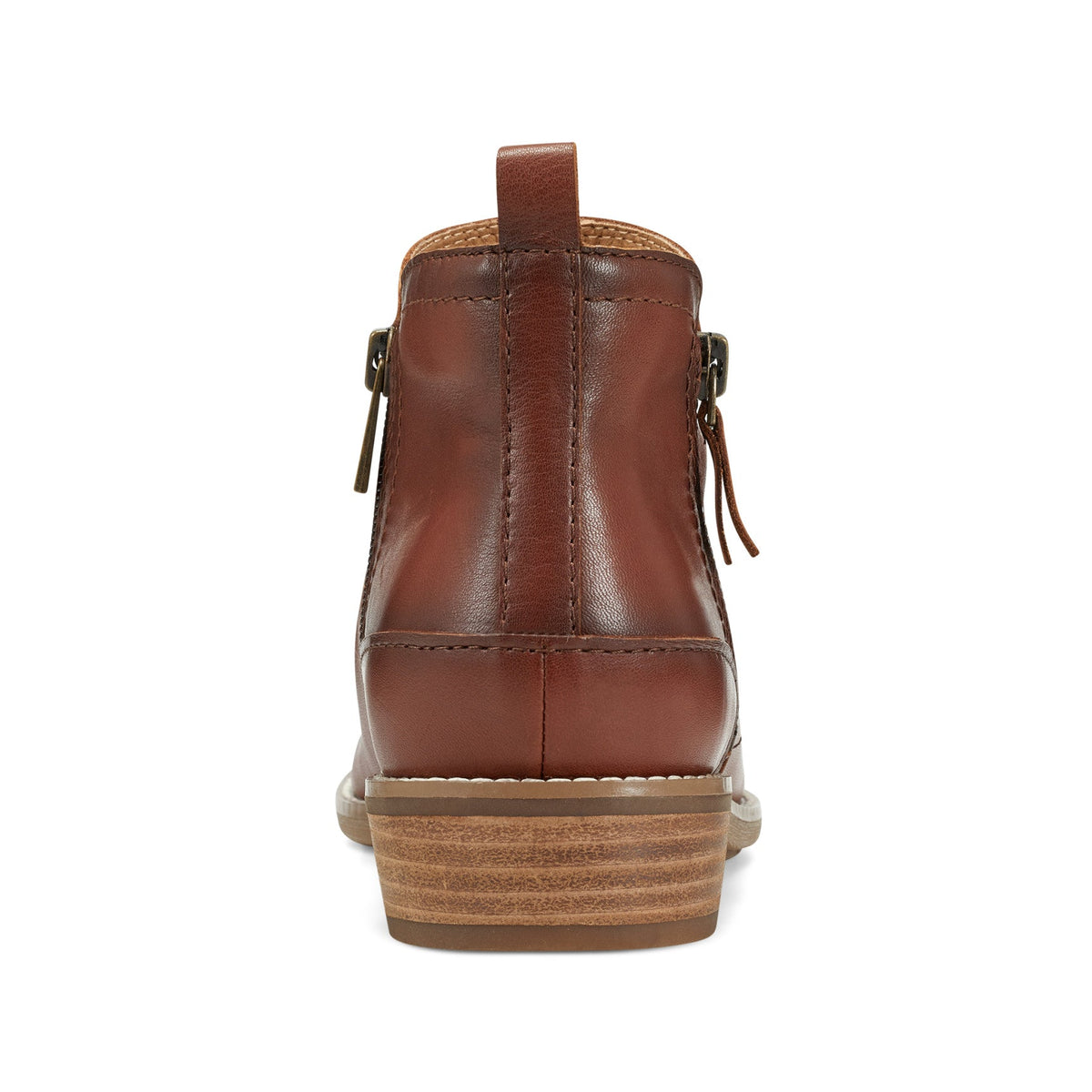 Nadya Round Toe Ruched Casual Booties - Earth Shoes Recommended