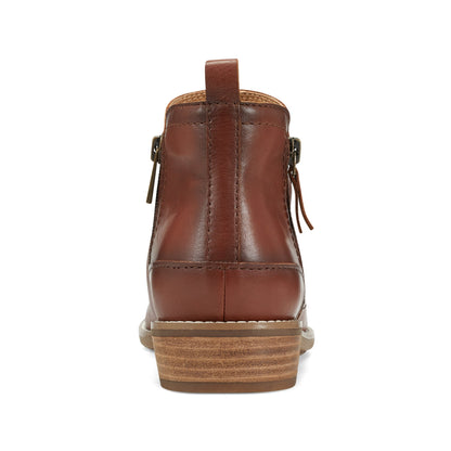 Nadya Round Toe Ruched Casual Booties - Earth Shoes Recommended