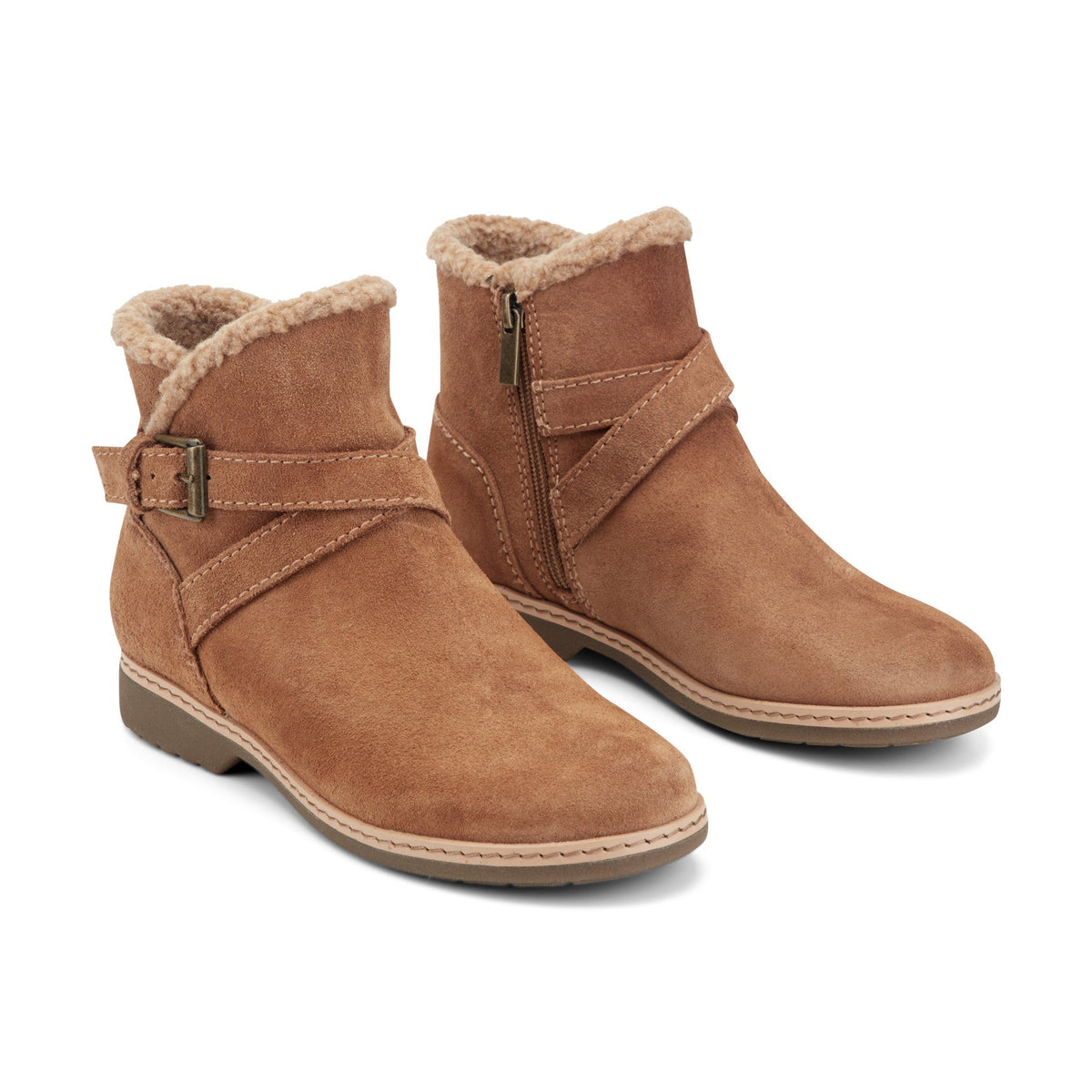 Hutton Water Repellent Suede Booties - Earth Shoes Premium