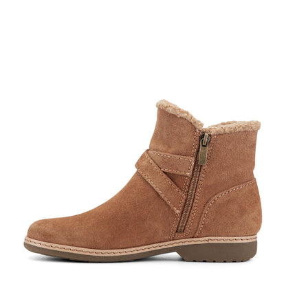 Hutton Water Repellent Suede Booties - Earth Shoes Premium