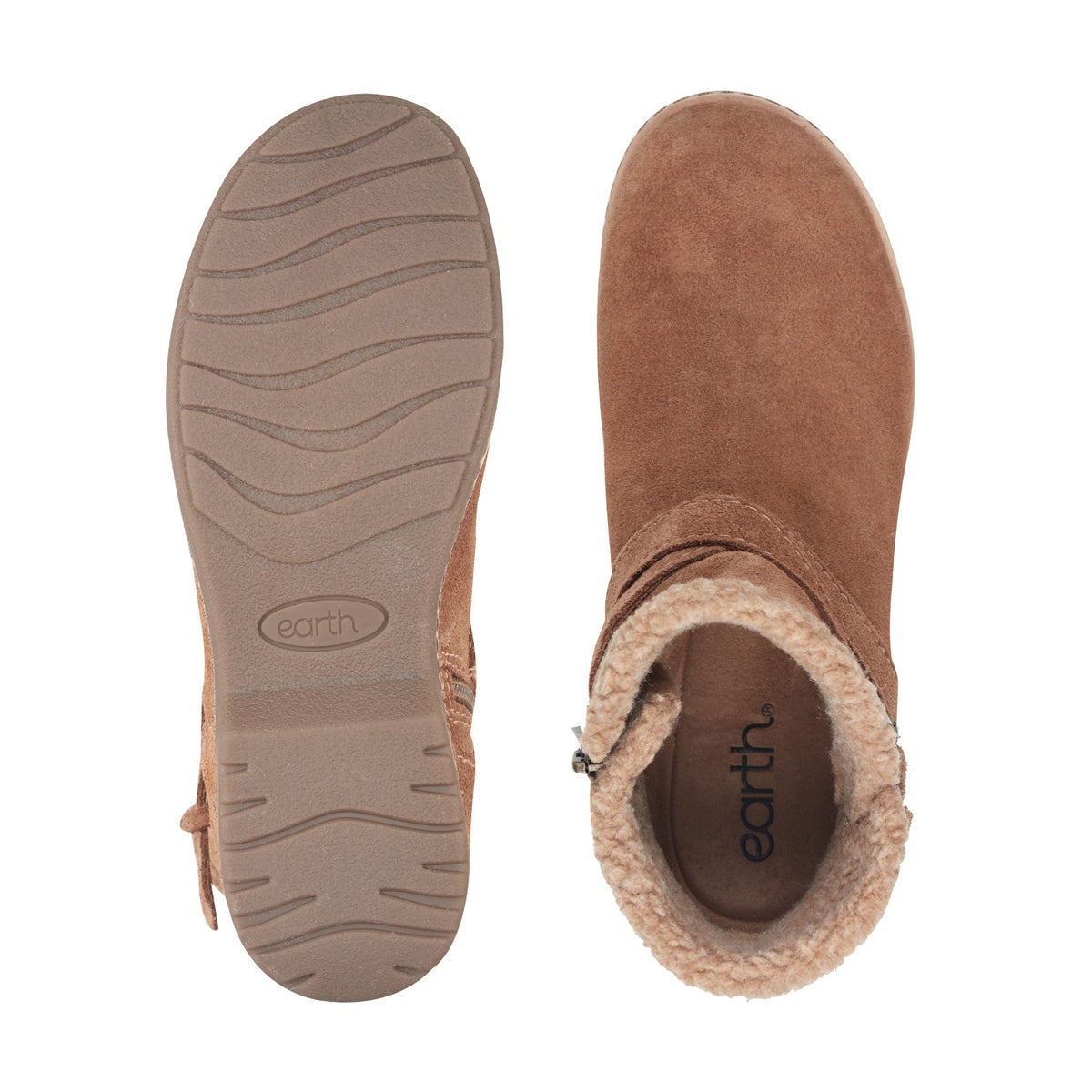 Hutton Water Repellent Suede Booties - Earth Shoes Premium