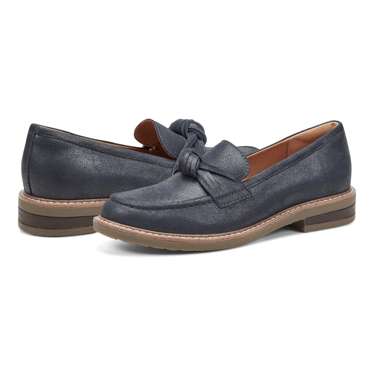 Jayde Leather Knotted Loafers - Earth Shoes Featured