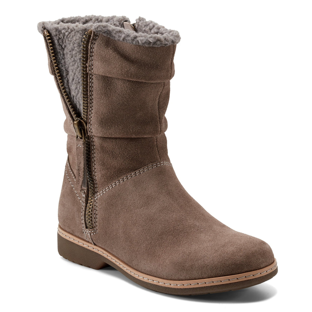 Hyland Water Repellent Suede Booties - Earth Shoes Popular