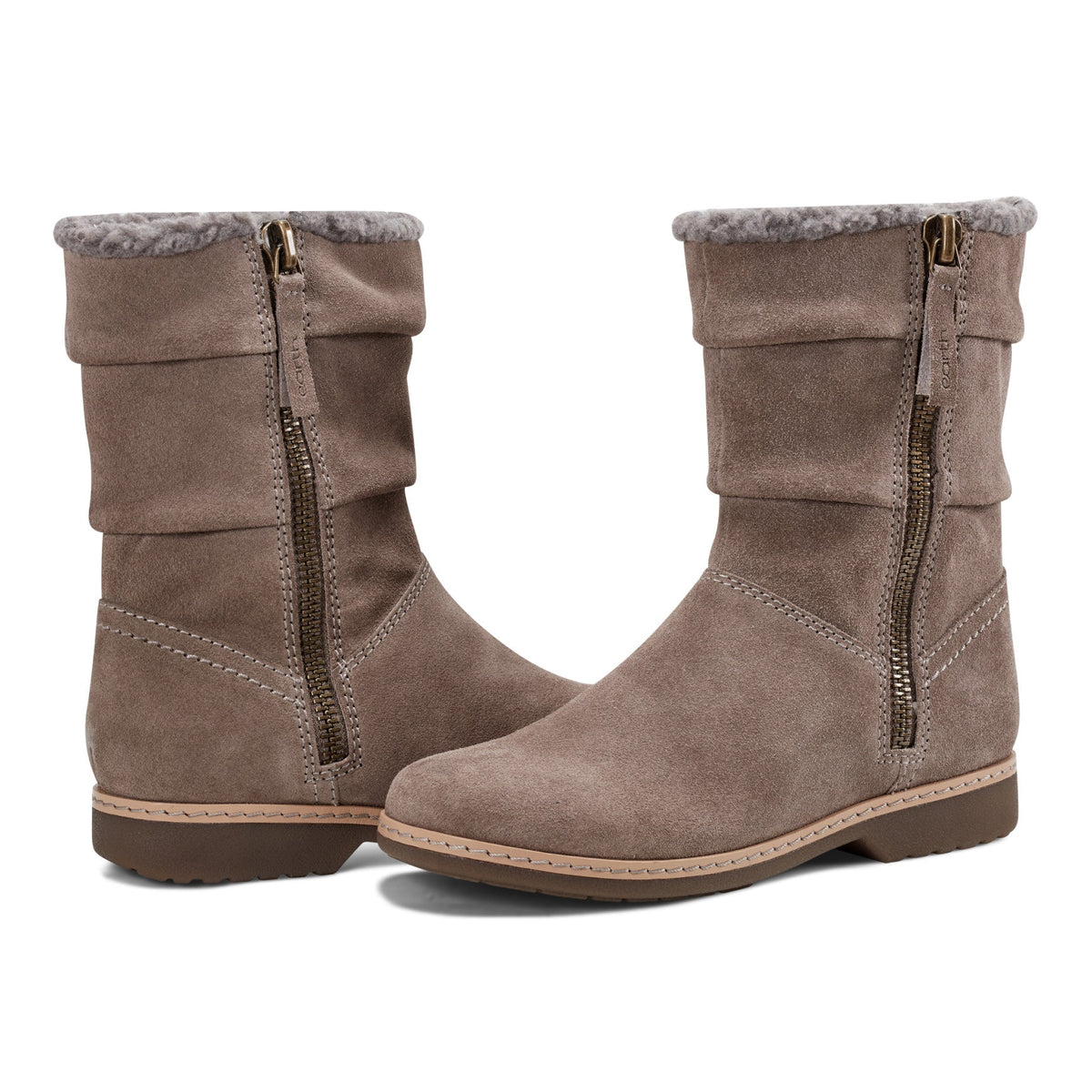 Hyland Water Repellent Suede Booties - Earth Shoes Popular