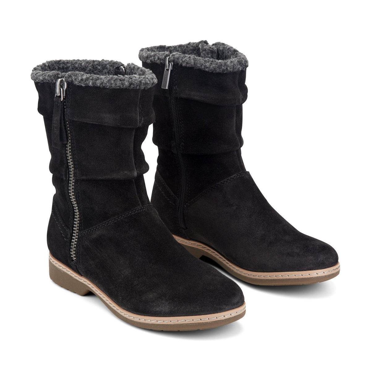 Hyland Water Repellent Suede Booties - Earth Shoes Best Seller