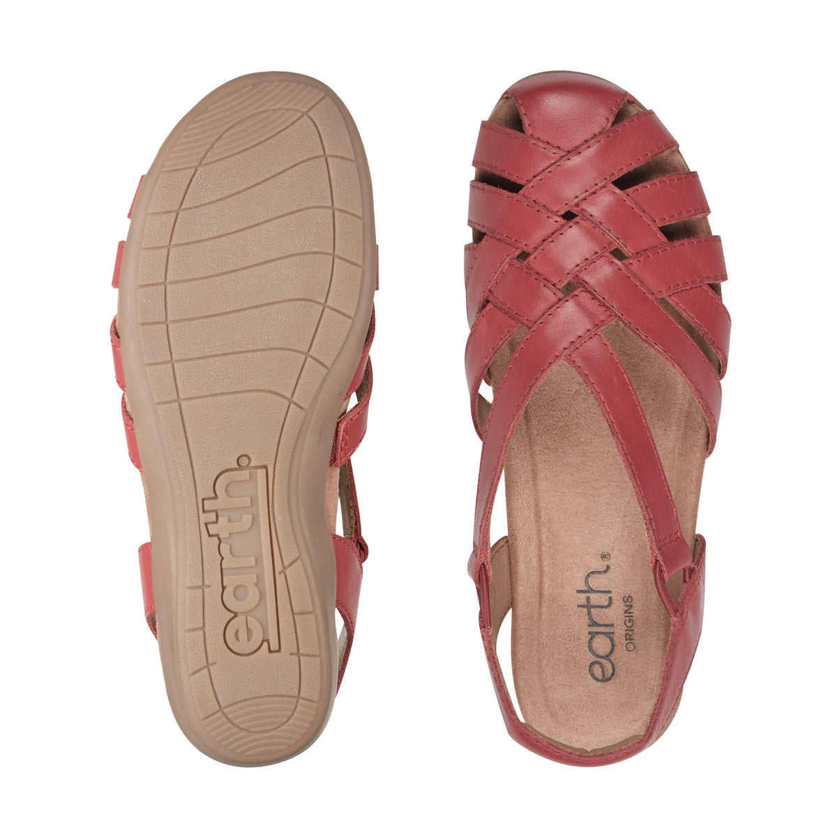 Berri Woven Casual Round Toe Slip-on Sandals - Earth Shoes Premium