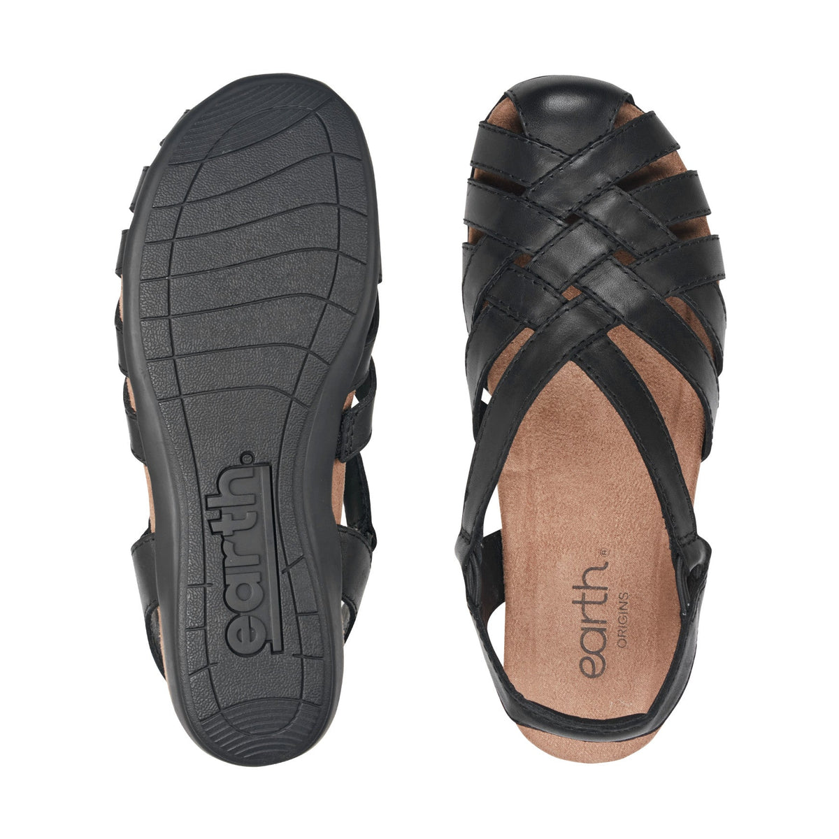 Berri Woven Casual Round Toe Slip-on Sandals - Earth Shoes Popular