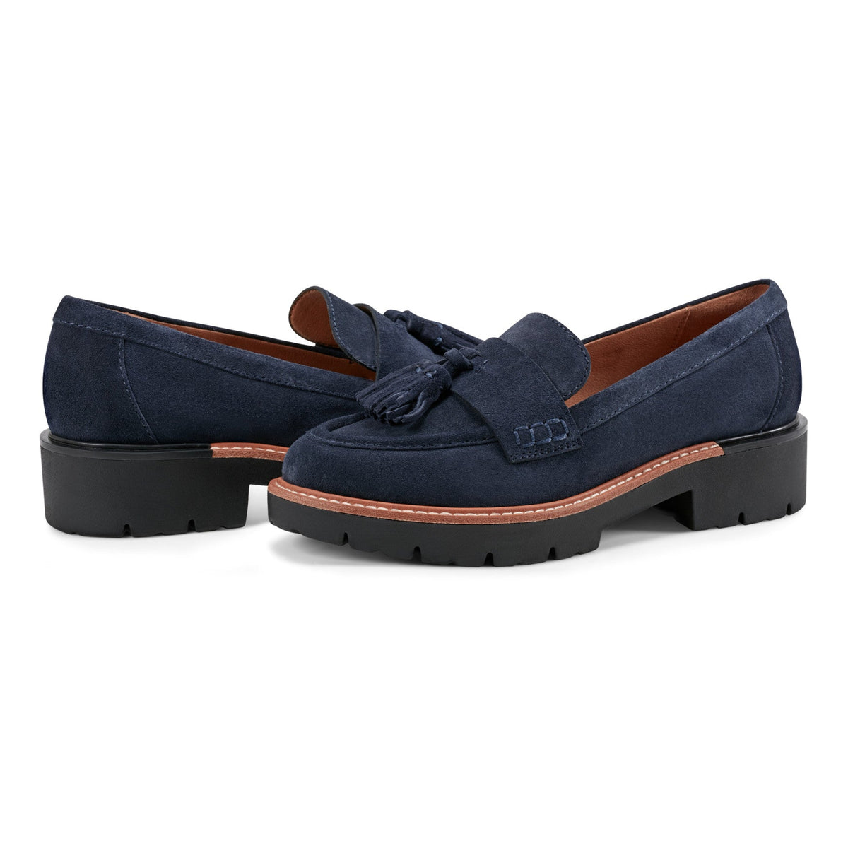 Zimm Round Toe Lug Sole Casual Slip-on Loafers - Earth Shoes Popular