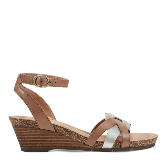 Herly Woven Strappy Stacked Heel Dress Sandals - Earth Shoes Best Seller