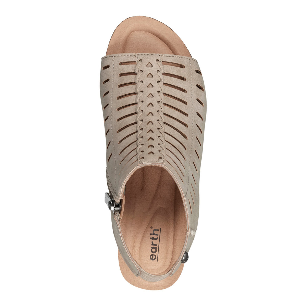 Hana Round Toe Laser Cut Dress Sandals - Earth Shoes Premium