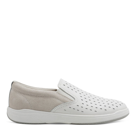 Nel Laser Cut Round Toe Casual Slip-on Sneakers - Earth Shoes New