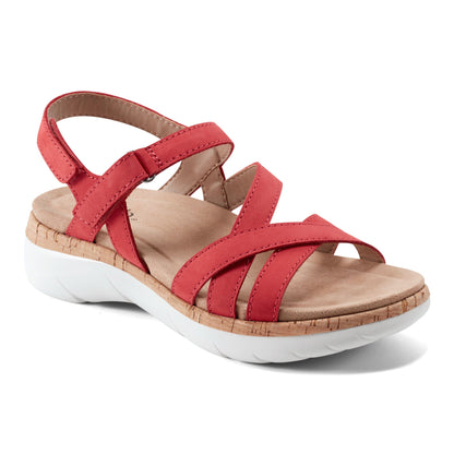 Rosie Open Toe Strappy Flat Casual Sandals - Earth Shoes Signature