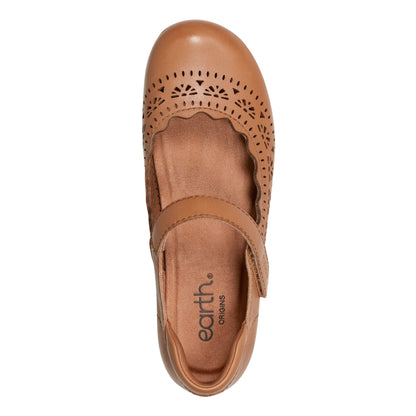Brady Round Toe Adjustable Strap Casual Flats - Earth Shoes Featured
