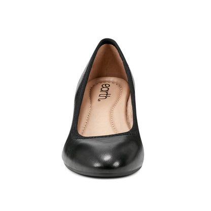 Rellia Slip-on Almond Toe Dress Ballet Pumps - Earth Shoes Recommended