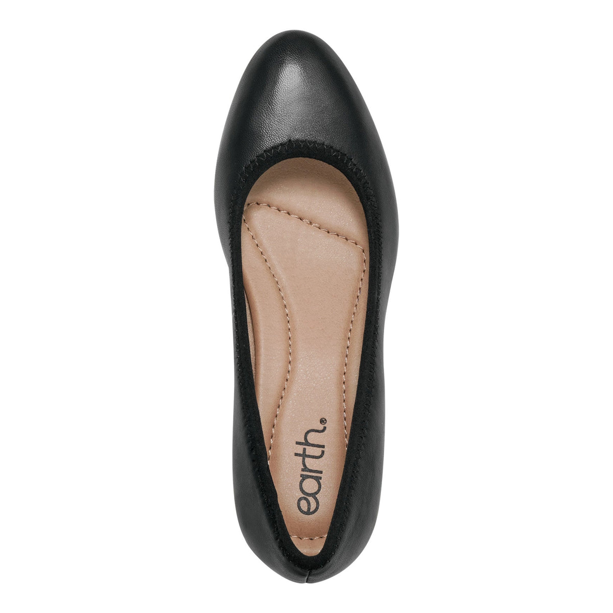 Rellia Slip-on Almond Toe Dress Ballet Pumps - Earth Shoes Recommended