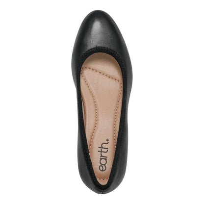 Rellia Slip-on Almond Toe Dress Ballet Pumps - Earth Shoes Recommended