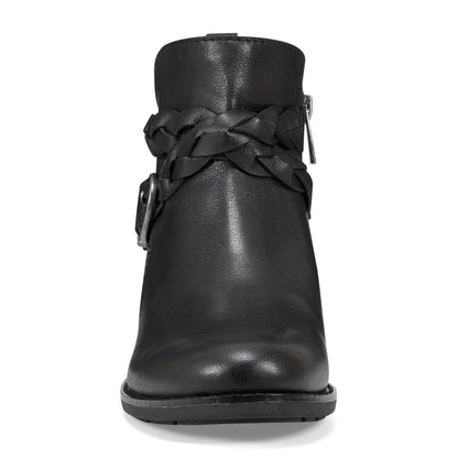 Nicole Round Toe Stacked Heel Casual Booties - Earth Shoes Popular